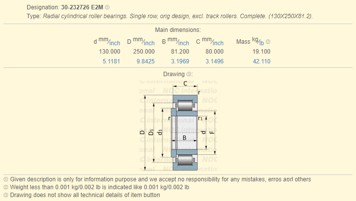 Radial Cylindrical Roller Bearings E M Type Buy Cylindrical Roller Bearings Radial